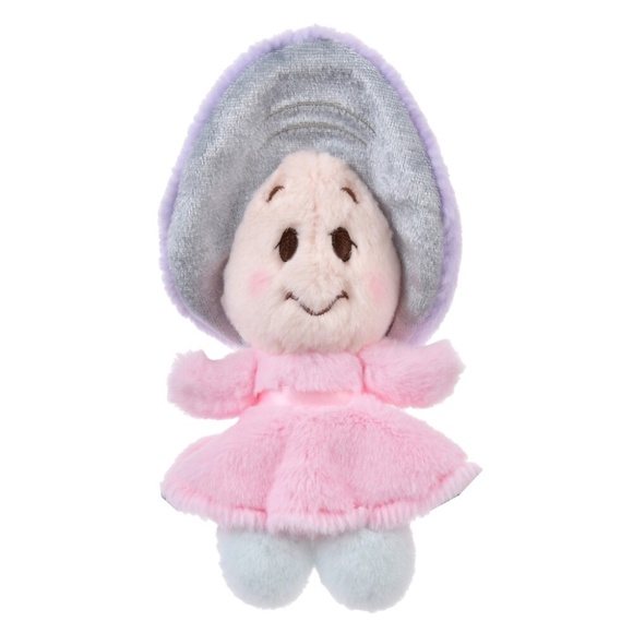 2024 Disney Store Japan Alice Young Baby Oyster Plush Keychain Pastel - NEW - Picture 1 of 4